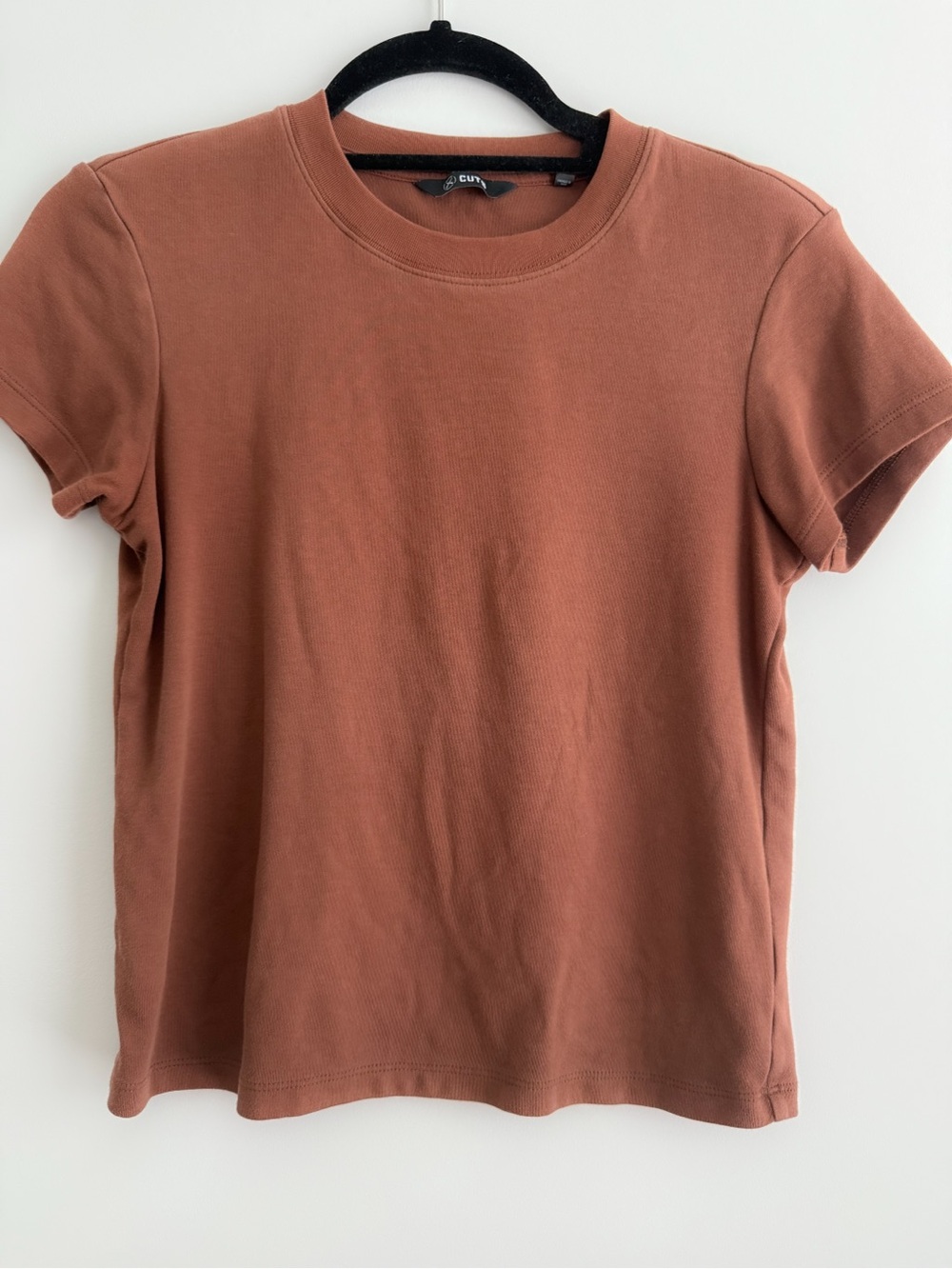 Cuts Clothing Short Sleeve Crewneck Tee - Rust Brown